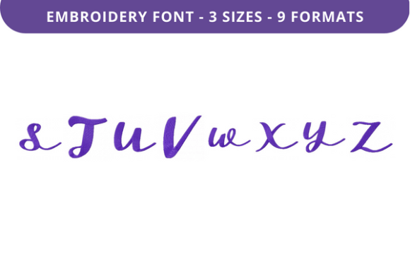 Beach Stroll Font S to Z: A Designer’s Review for Small Business Embroidery