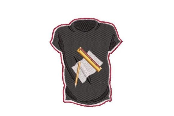 Black T-shirt: A Back to School Embroidery Staple?