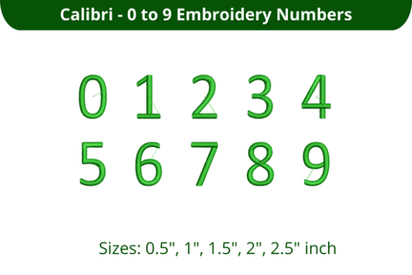 Calibri Font 0-9: A Designer’s Real-World Review for Embroidery Projects