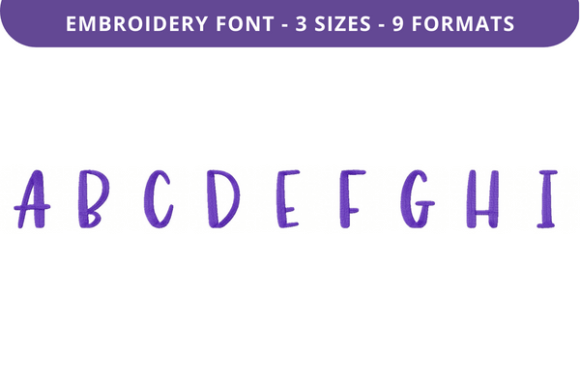 Country Garden Font Uppercase A to I: A Designer’s Real-World Review for Embroidery Projects