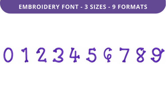 Curves and Bones Font 0 to 9: A Designer’s Review for Small Business Embroidery Needs
