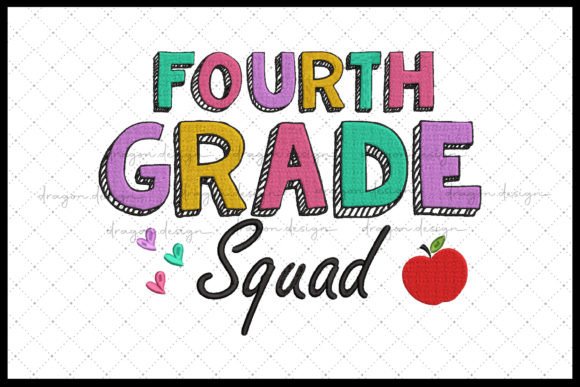 Fourth Grade Squad: A Back-to-School Embroidery Design Review for Sellers