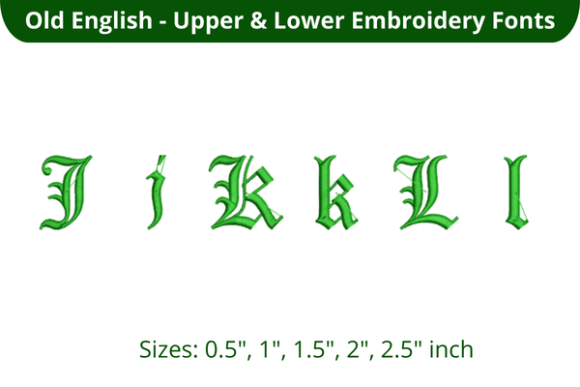 Old English Font JKL: A Professional Embroidery Designer’s Review for Small Business Branding