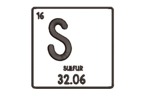 Periodic Table Alphabet Letter S