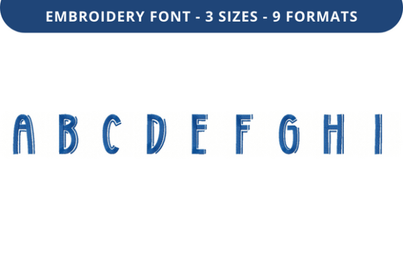 Review: Middle Right Font a to I for Personalized Embroidery