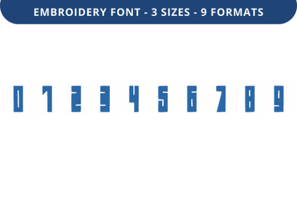 Rogue Fleet Font 0 to 9: A Seasonal Embroidery Essential