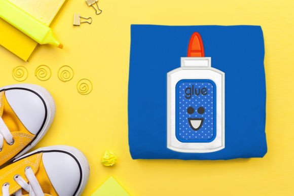 School Glue Applique: A Bright Back-to-School Embroidery Design