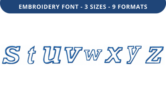 Sells Word Font S to Z – A Designer’s Review for Business Embroidery