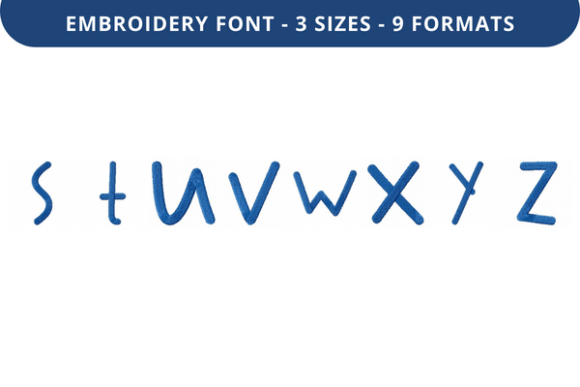 Troofles Font Lowercase S to Z: A Designer’s Holiday Seasonal Embroidery Review